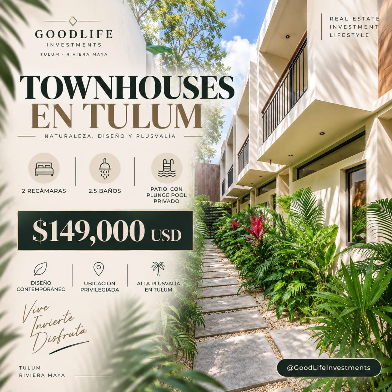 *_🔥TOWNHOUSE DE ENTREGA INMEDIATA $149,000 USD 🔥 LLAVE EN MANO EN SANDS TULUM_*
